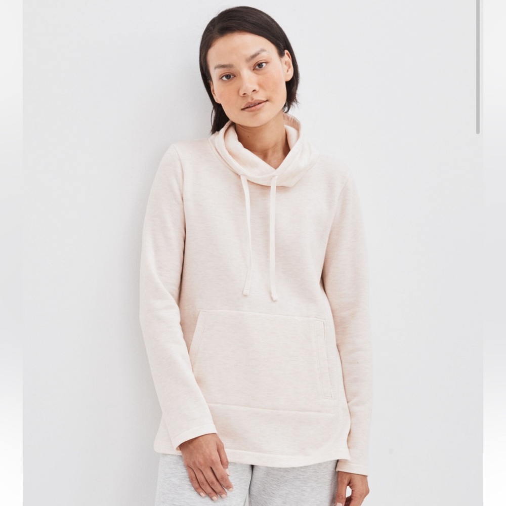 Talbots Haven Fleece Cowl Neck Tunic